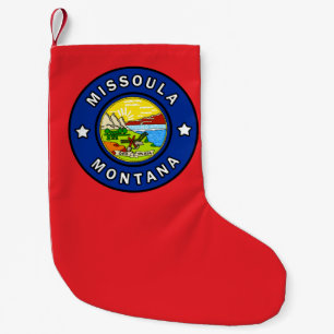 Missoula Montana Small Christmas Stocking