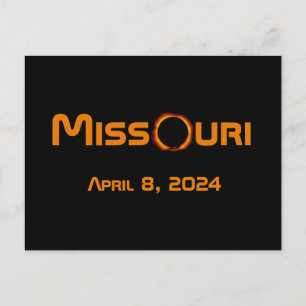 Missouri 2024 Total Solar Eclipse Postcard
