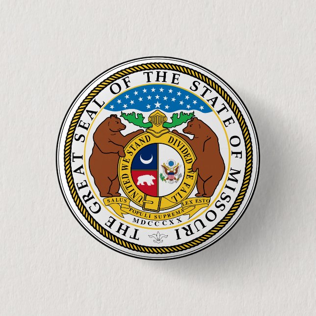 Missouri 3 Cm Round Badge (Front)