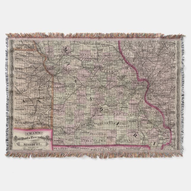 Missouri 7 throw blanket (Front)