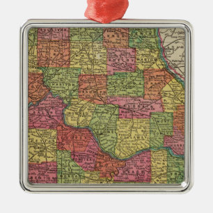 Missouri 8 metal tree decoration