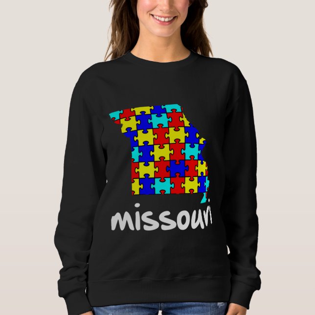 Missouri Autism Awareness Sweatshirt (Front)