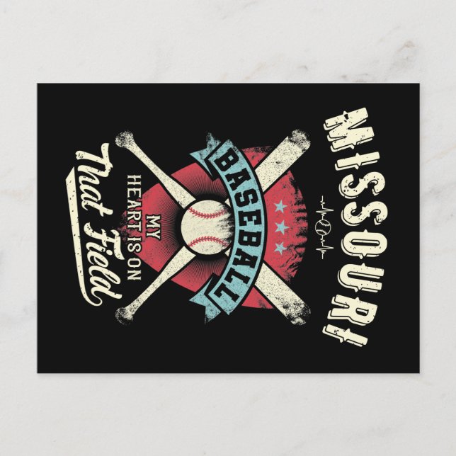 Missouri Baseball Postcard (Front)