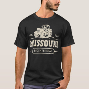 Missouri Bicentennial 200 Year Anniversary Farmer  T-Shirt