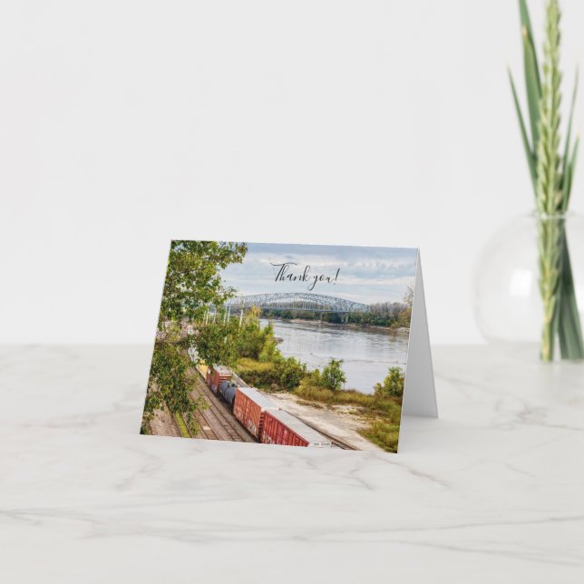 Missouri Capitol View Thank You Card (Front)