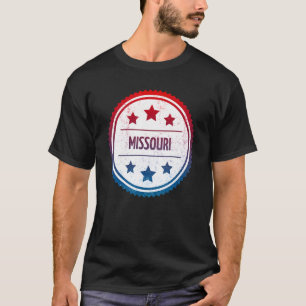 Missouri - Cool Us State Retro Badge T-Shirt