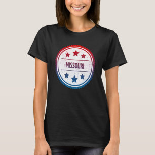 Missouri - Cool Us State Retro Badge T-Shirt