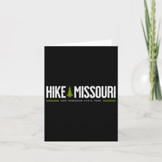 Missouri Don Robinson State Park Hike Tree Retro G Card
