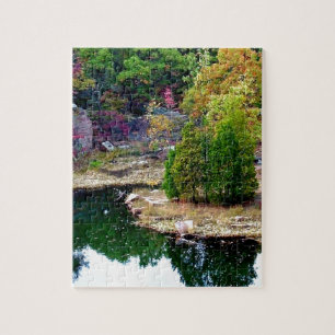 Missouri Fall Trees Photograph Jigsaw Puzzle