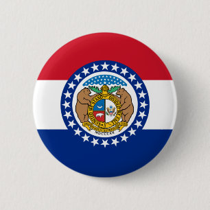 Missouri Flag 6 Cm Round Badge