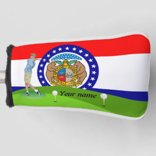 Missouri flag golf head cover