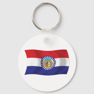 Missouri Flag Keychain