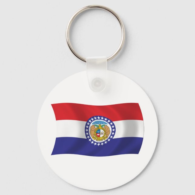 Missouri Flag Keychain (Front)