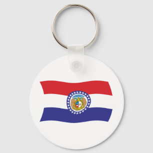 Missouri Flag Keychain
