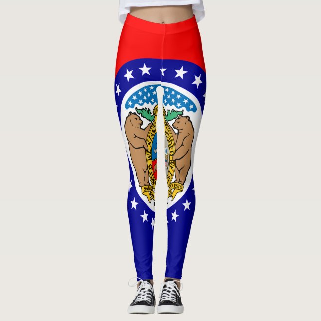 Missouri flag leggings (Front)