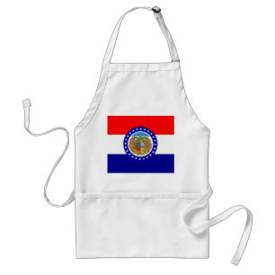 Missouri flag standard apron