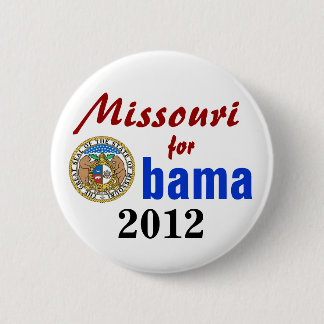 Missouri for Obama 2012 6 Cm Round Badge