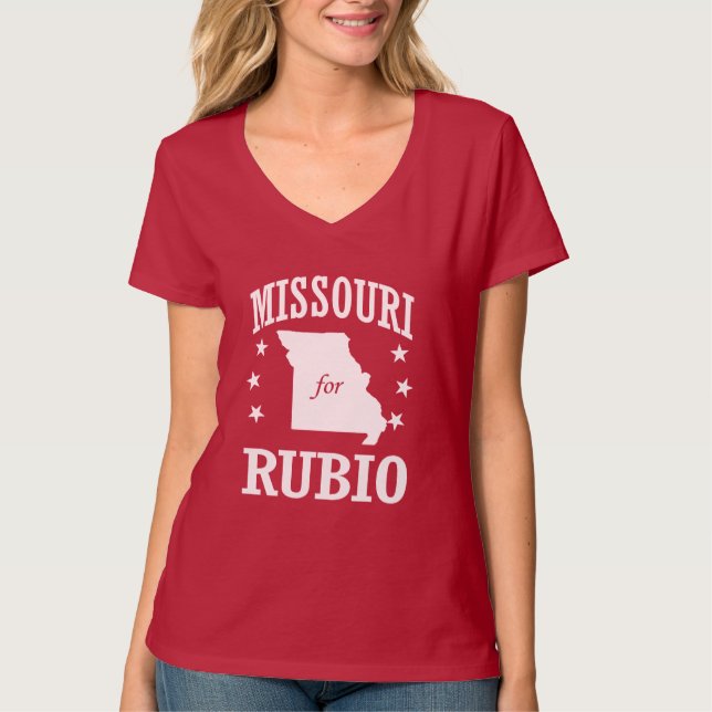 MISSOURI FOR RUBIO T-Shirt (Front)