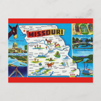 Missouri Greeting Postcard
