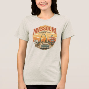 Missouri Historic Route 66 Vintage Tri-Blend Shirt