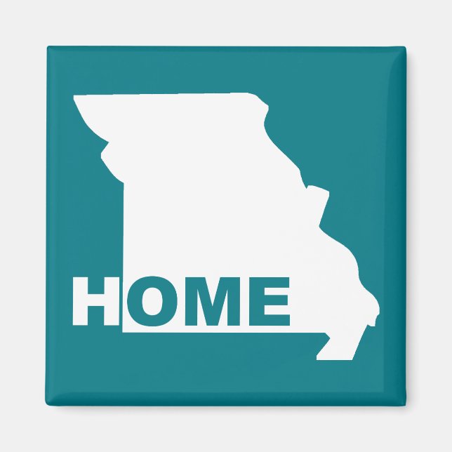 Missouri Home Away From State Fridge Magnet (Front)