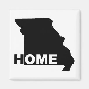Missouri Home Away From State Fridge Magnet