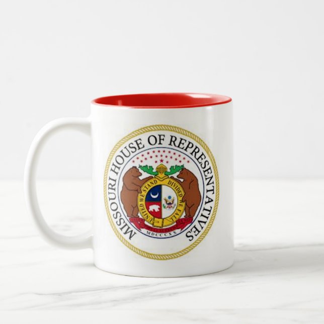 MISSOURI HOUSE of REPRESENTATIVES Two-Tone Coffee Mug (Left)