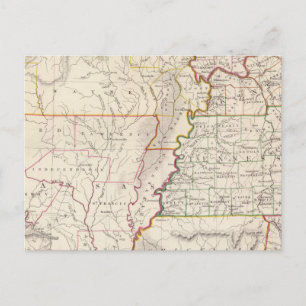 Missouri, Ill, Ky, Tenn, Ala, Miss, Ark Postcard