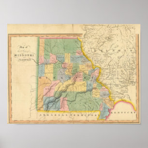 Missouri, Illinois Poster