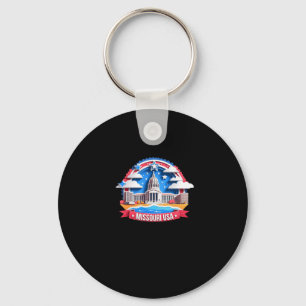 Missouri In Usa Sticker  Key Ring