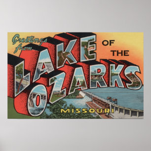 Missouri - Lake of the Ozarks Poster