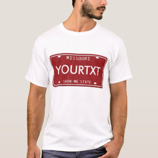 Missouri License Plate T-Shirt