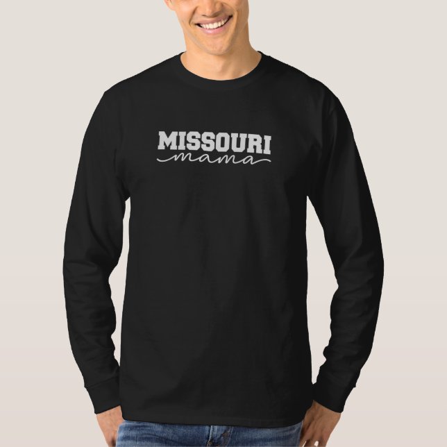Missouri Mama USA State Mother T-Shirt (Front)