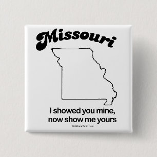 MISSOURI - "MISSOURI STATE MOTTO" T-shirts and Gea 15 Cm Square Badge