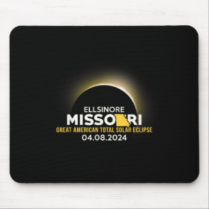 Missouri Mo Total Solar Eclipse 2024  Mouse Pad