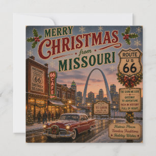 Missouri Mother Road Holiday Greeting