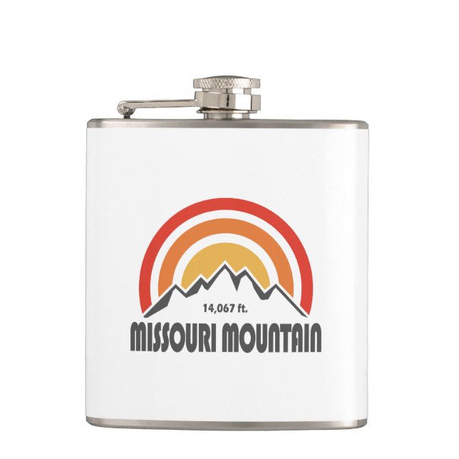 Missouri Mountain Hip Flask (Front)