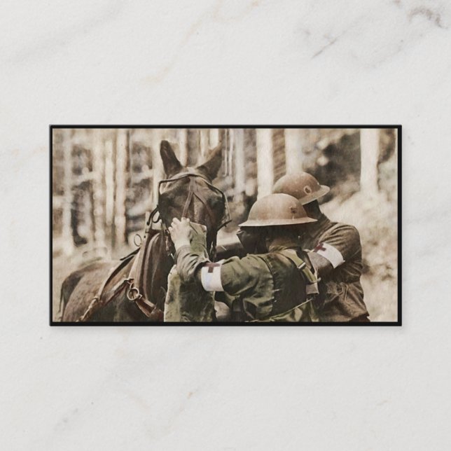 Missouri Mule in a Gas Mask Appointment Card (Front)