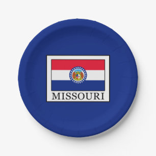 Missouri Paper Plate