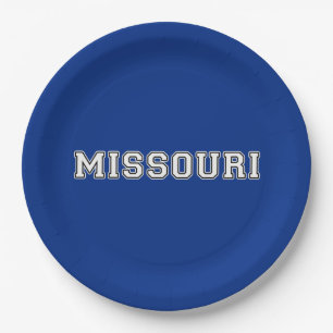 Missouri Paper Plate