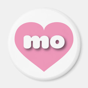 Missouri pink heart - I love mo Magnet