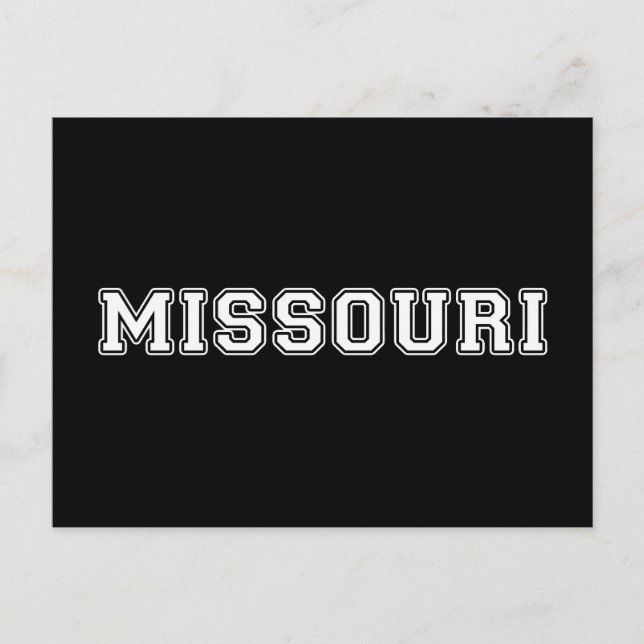 Missouri Postcard (Front)
