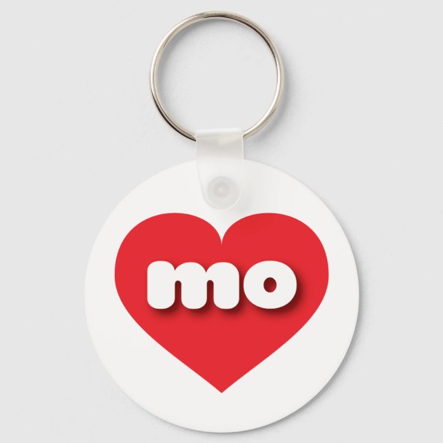 Missouri red heart - I love mo Key Ring (Front)