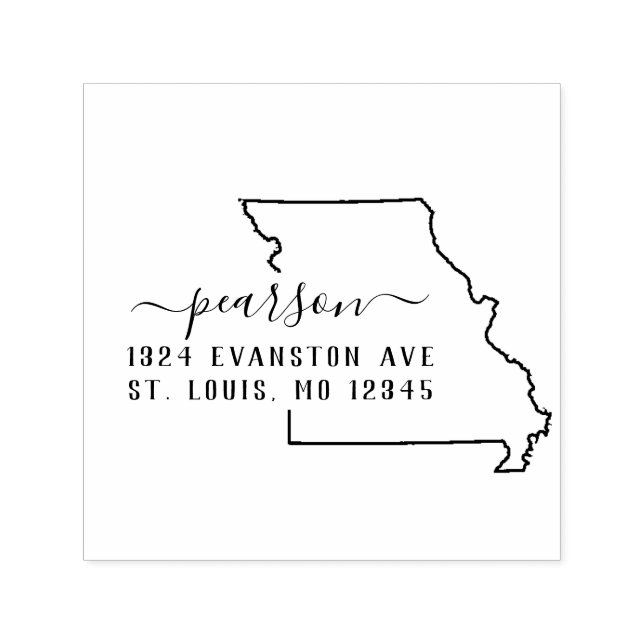 Missouri Return Address Stamp Self-Inking (Design)