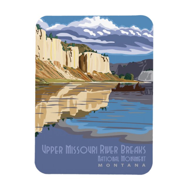 Missouri River Magnet (Vertical)