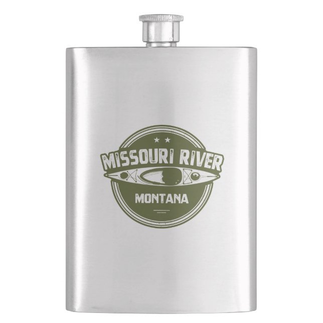 Missouri River, Montana Hip Flask (Front)