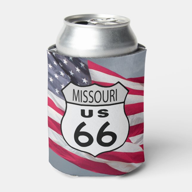 Missouri Route 66 Can Cooler (Can Front)