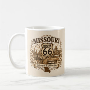 Missouri Route 66 Gateway Morning Drive Coffee Mug
