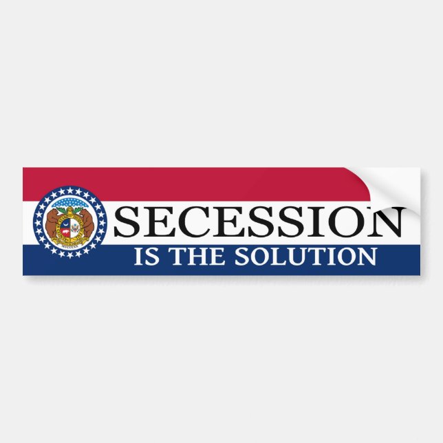 Missouri Secession Bumper Sticker (Front)