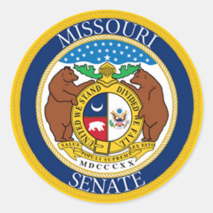 MISSOURI SENATE CLASSIC ROUND STICKER